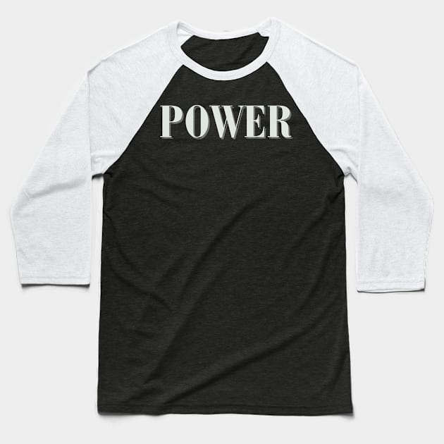 POWER IS ME Baseball T-Shirt by Kugy's blessing